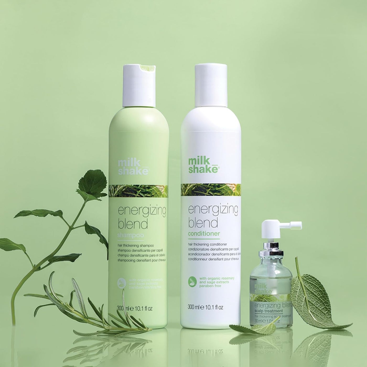 Energizing Blend Shampoo – Rosemary, Sage & Essential Oils for Fine, Thinning & Fragile Hair – Gentle Cleanser with Panthenol for Scalp Stimulation, Density, Strength & Refreshing Feel, 1 Ltr - image 7