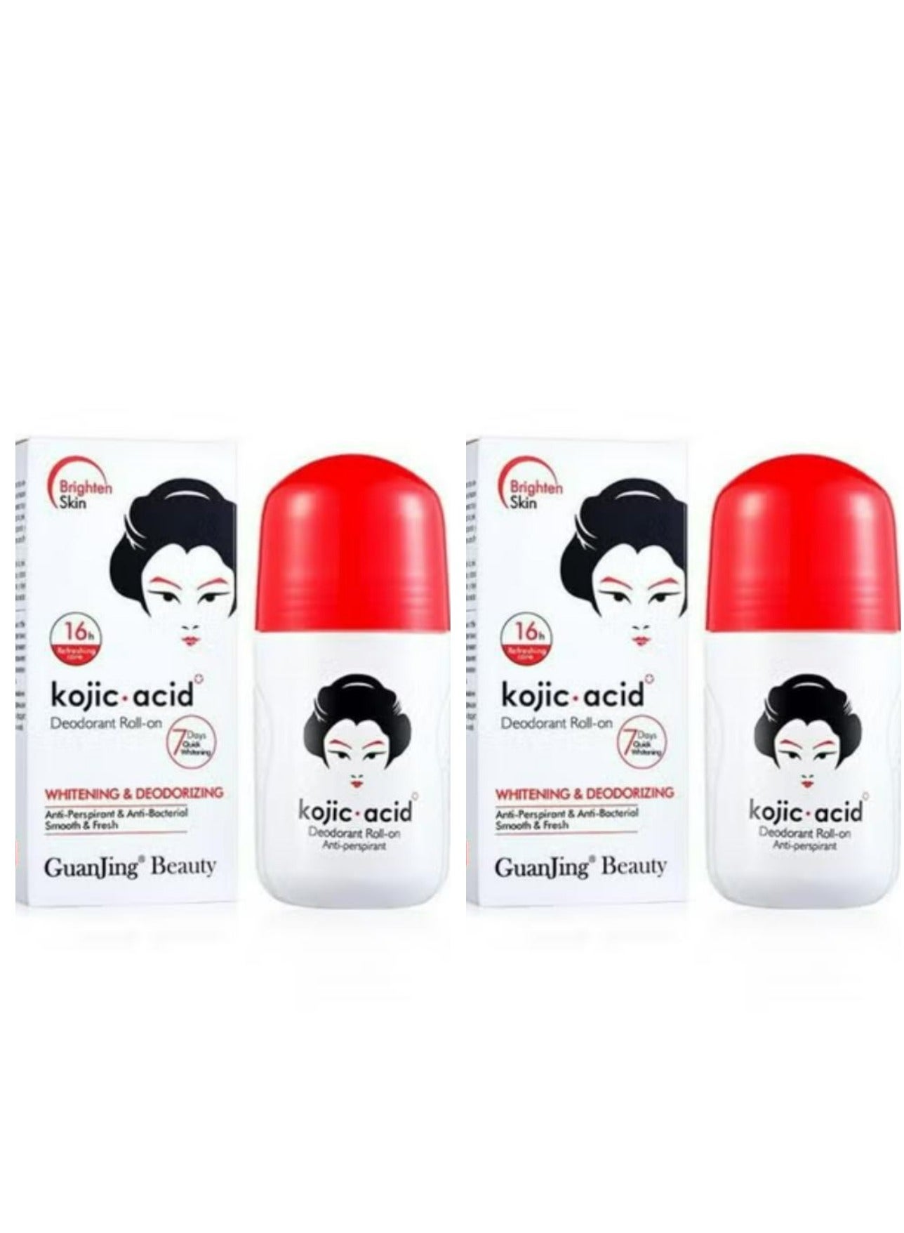 Kojic Acid Deodorant Roll-On 50 ML 2 Pcs