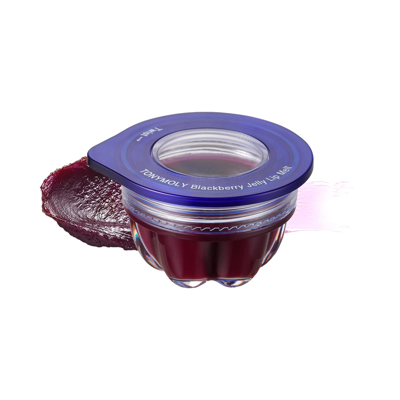 TONYMOLY Jelly Lip Melt â€“ Moisturizing & Hydrating Lip Balm Treatment with Blackberry â€“ Nourishing, Non-Sticky, Glossy Finish, 0.31 oz