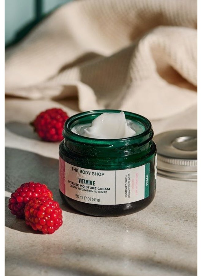 Vitamin E Intense Moisture Face Cream – Deeply Hydrating Moisturiser with Hyaluronic Acid, Vitamin E & Raspberry Seed Oil | Provides 72hr Moisture, Softens & Plumps Skin | Suitable for All Skin Types, 50ml - image 2