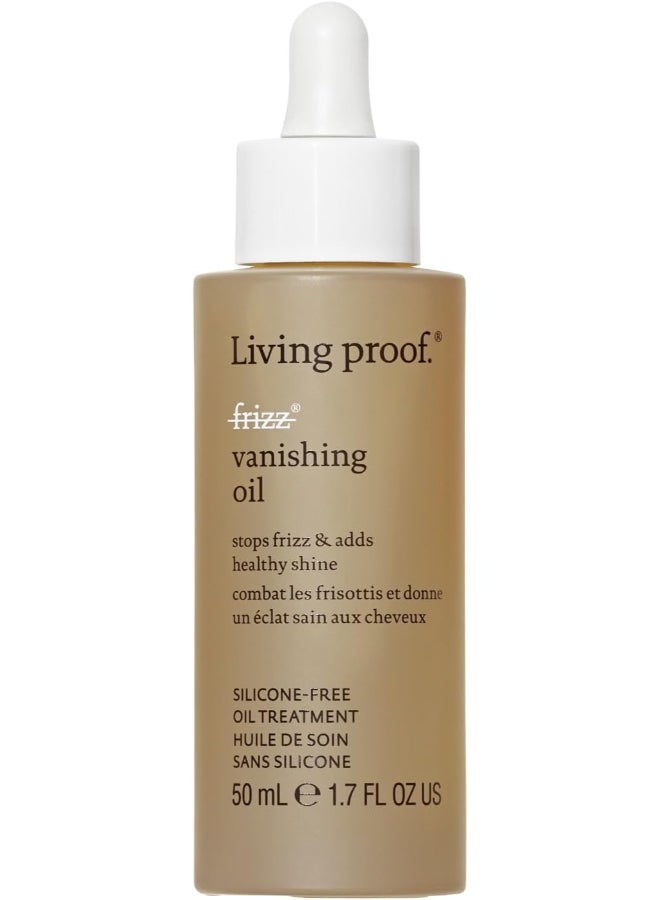 Lightweight No Frizz Vanishing Oil - Absorbs Quickly to Instantly Hydrate & Smooth Hair, Adds Shine & Tames Flyaways (50 ml)
