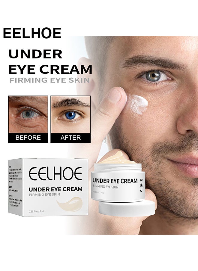Mens Eye Cream, Eye Cream for Dark Circles and Puffiness, Anti-aging Caffeine Eye Cream for Men, Brightens, Reduces Puffiness, Dark Circles, and Fine Lines, Eye Treatment for Men