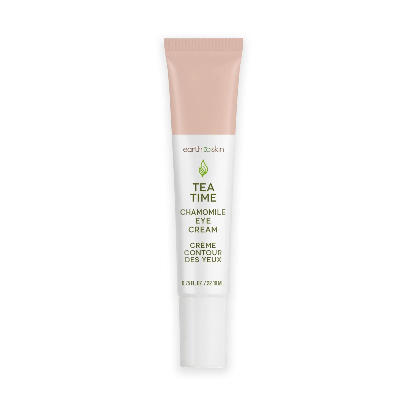 Earth To Skin Tea Time Chamomile Eye Cream â€“ Hydrating & Soothing Eye Treatment with Vitamin E, Vitamin C & Jojoba Oil â€“ 0.75 fl oz