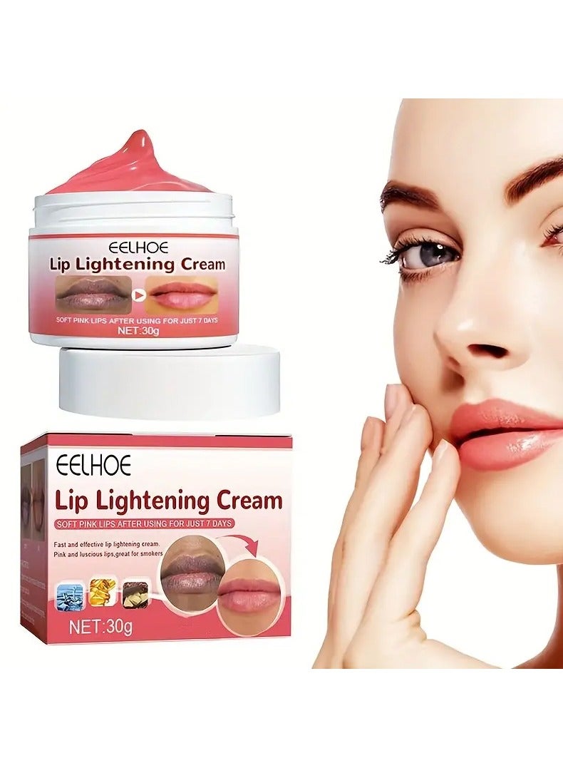 Lip Lightening Cream - Moisturizing Natural Lip Repair Chapstick Lip Stain - Reduce Dullness Reduce Lipwrinkles For Dry Cracked And Dark Lips