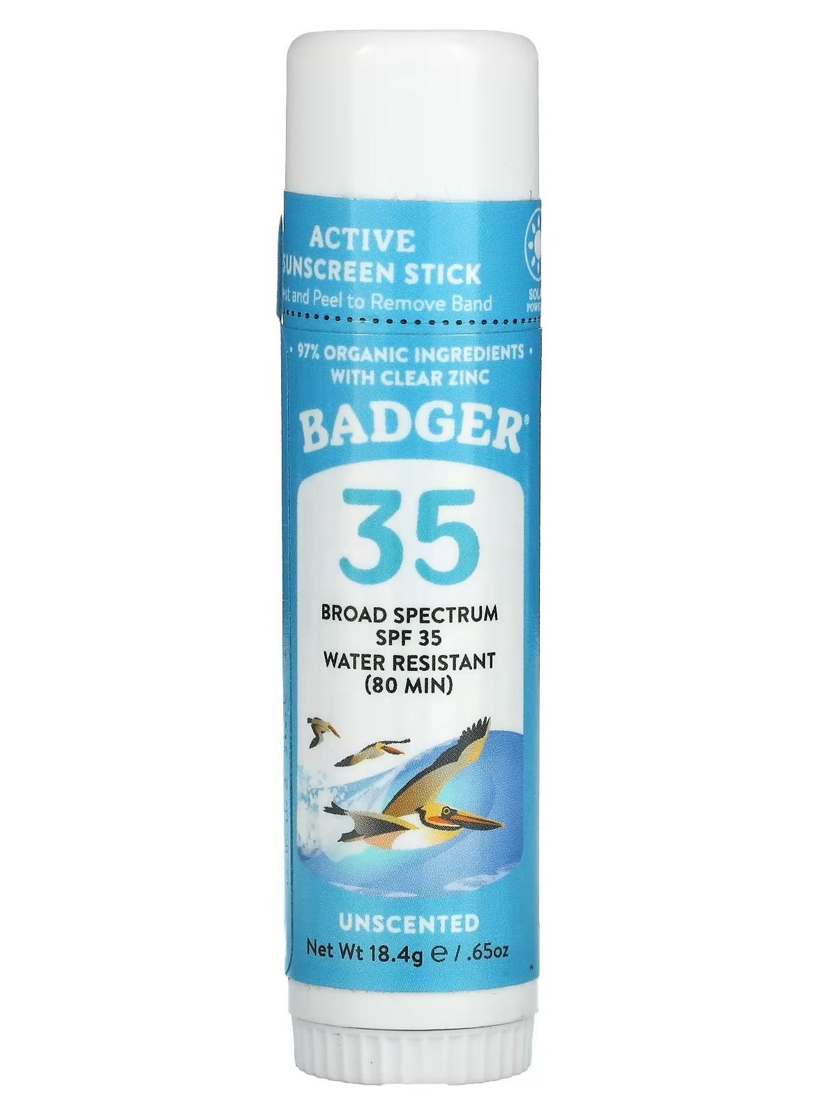Active Sunscreen Stick  SPF 35 Unscented .65 oz 18.4 g