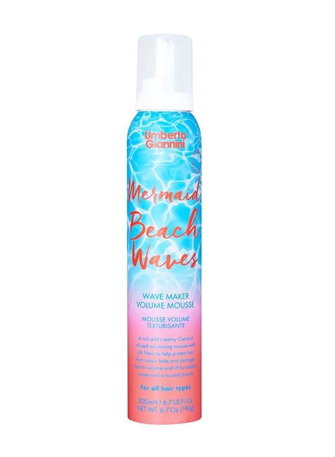 Mermaid Beach Waves Wave Maker Volume Mousse 200ml