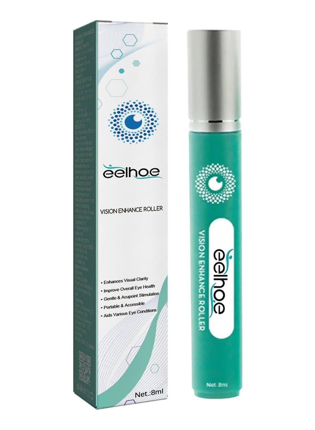 Vision Enhance Roller, Ophthlamed Vision Enhance Roller, Eye Massage Roller, Relieve Eye Strain, Enhances Visual Clarity, Eye Massage to Relieve Fatigue and Improve Vision (1PC)