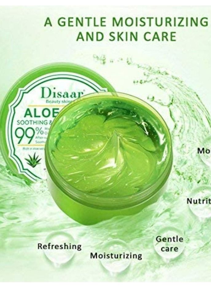 Aloe Vera Anti-Acne Gel Cream Mass Sleep-Free Wash Moisturizing Oil 300ml