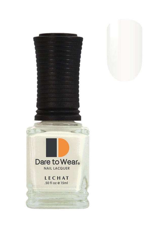 Nail Polish Super Shine Long Wear Lacquer Quick Drying Nail Color Resists Chips Fading Lasts Up To 3 Weeks Precise Application In One Stroke Nail Paint Marshmallow Gin Dw35