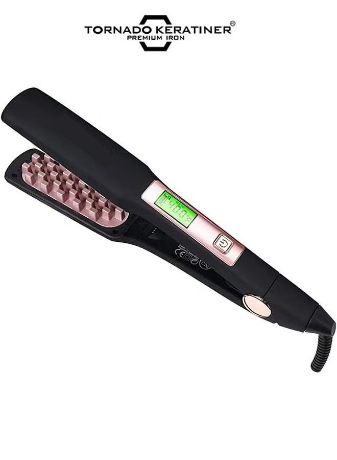 Fluffy styler Volumizing Hair Iron Increase Hair Volume Ceramic Hair Volumizing Tool Hair Waver Adjustable Temperature Swivel Cord Auto Shut-Off Thick Volume Styler