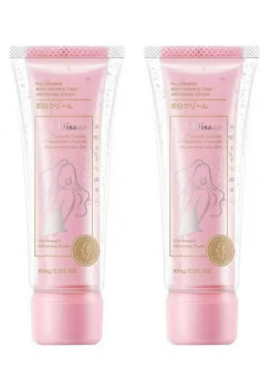 Niacinamide Body Skin Whitening Cream Lotion Niacinamide Ceramide Centella For Body Lighting Soothing Cream 2 Pcs