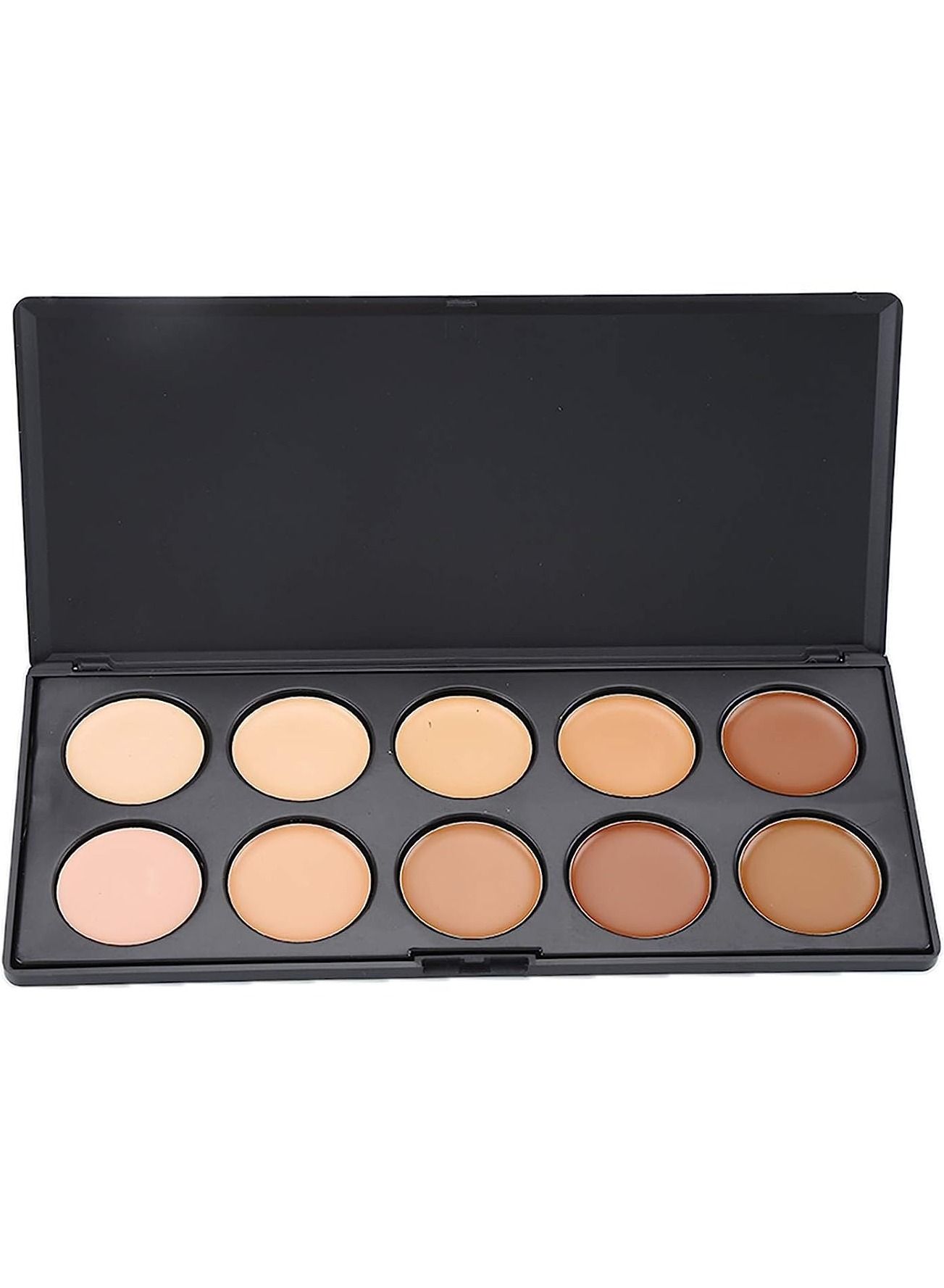 10 Colour Makeup Contour Palette-Cream Concealer Kit- Blemish Face Contouring Highlighter Palette