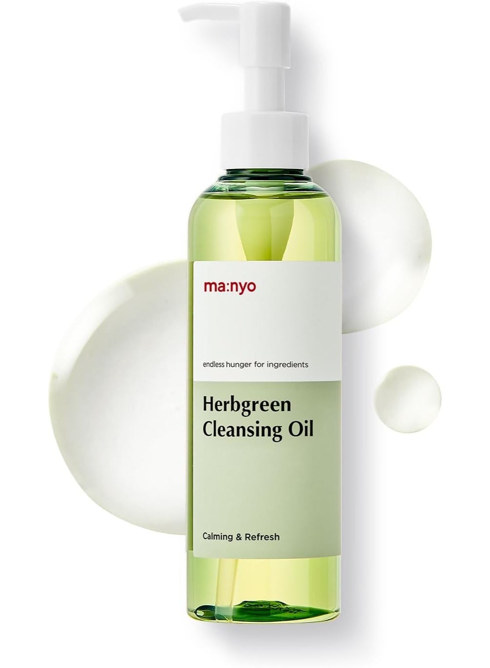 Herbgreen Calming Cleansing Oil – Natural Refreshing Facial Cleanser by ma:nyo