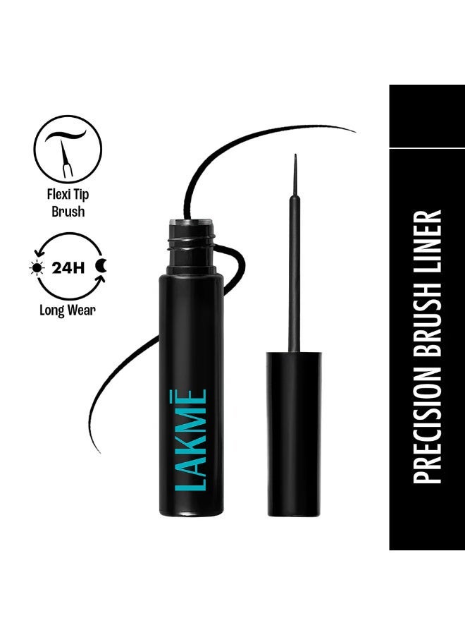 Liquid Eye Liner, Black  Long Lasting Matte Waterproof Liner  Smudge Proof  Transfer Proof Eye Makeup for 24 hrs  4.5 ml