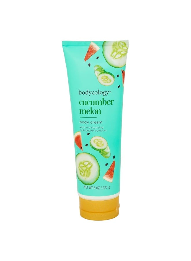Body Cream - Cucumber Melon by Bodycology for Women - 8 oz Body Cream