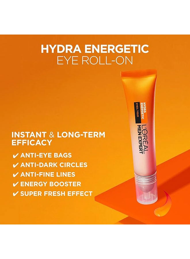 Men Expert Hydra Energetic Eye Roll-On, 10 Ml - image 2