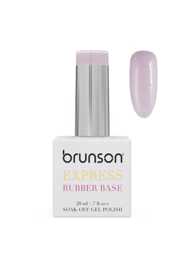 Rubber Base Gel Nail Polish 20Ml - French Rubber Base Coat Long-Lasting, Durable And Chip-Resistant Nail Strengthener Gel Nail Polish Base Coat For Manicure And Pedicure