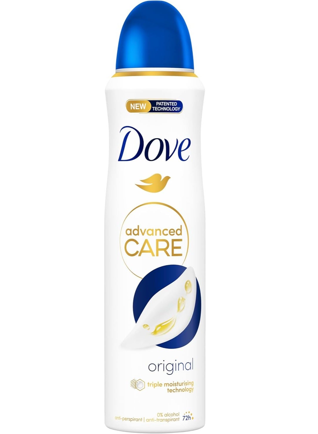 Dove Advanced Care Original Spray 72h Saver 250ML