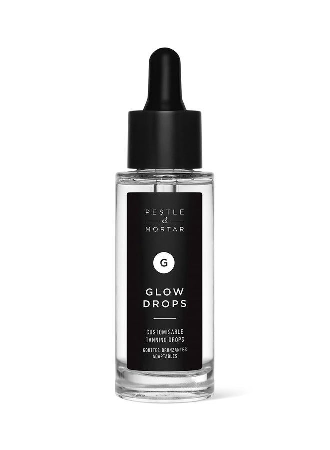 Glow Drops - Customisable Sunless Self-Tan with Hyaluronic Acid. Effortless, Even Tanning, Super-Hydrating, Works Alongside Your Regular Skincare Products - For Men & Women- 30ml