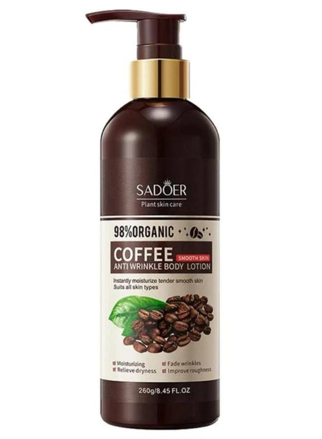 Coffee Anti-Wrinkle Fragrance Moisturizing Body Lotion 260 g