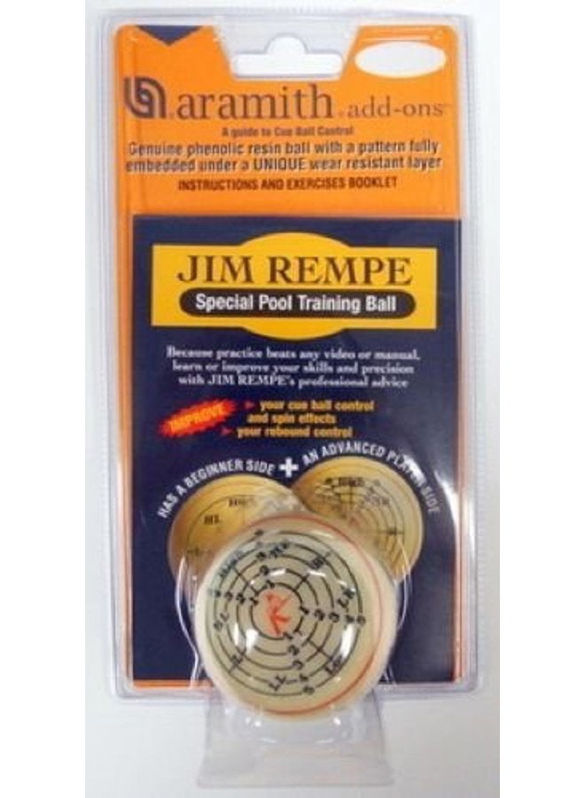 Jim Rempe Training Cue Pool Billiard Ball