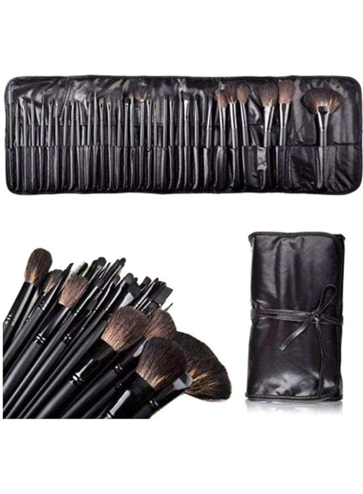 ORiTi 32-Piece Facial Makeup Brush Kit (32 pcs set, Black)