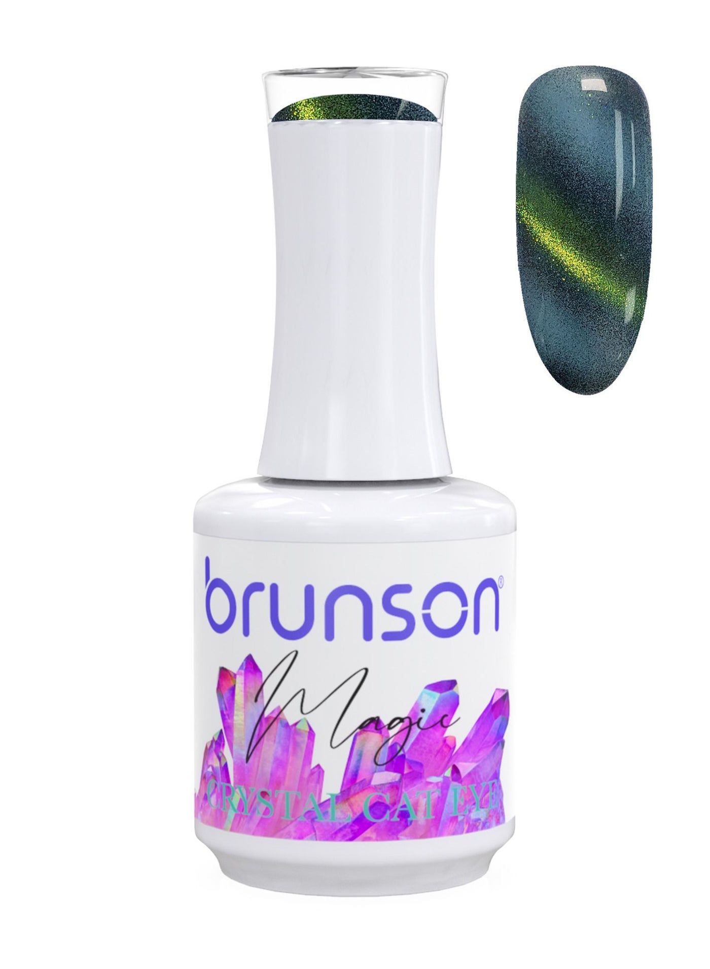 Gel Nail Polish, Cat Eye 9D gel Polish Long Lasting  Chip Resistant Requires Drying Under UV LED Lamp 18ml