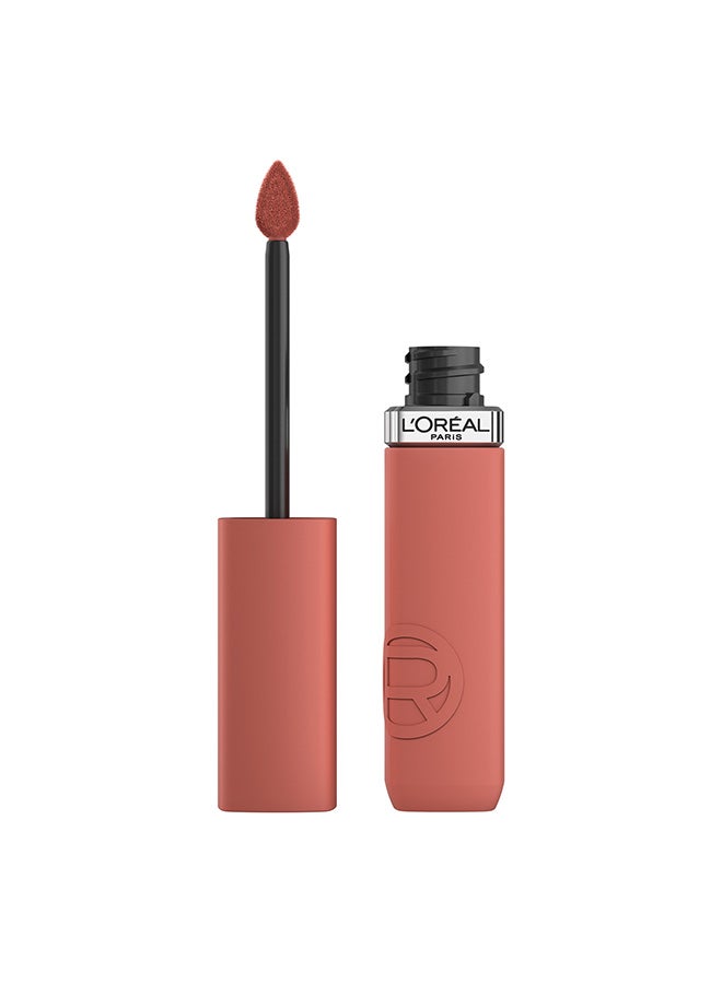Infaillible Le Matte Resistance Liquid Lipstick up to 16 Hour wear, 630 ROSE HEAT