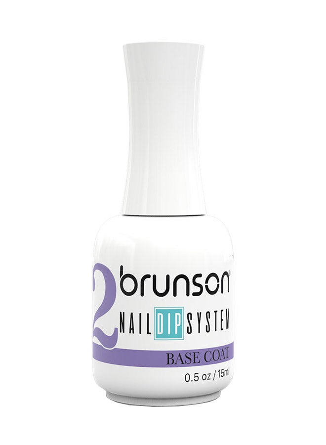 Dipping Nail Powder Base Coat Nail Art Glitter Powder, French Nail Extension, Manicure Base Top Coat Activator, 2- 15ml, BDBC