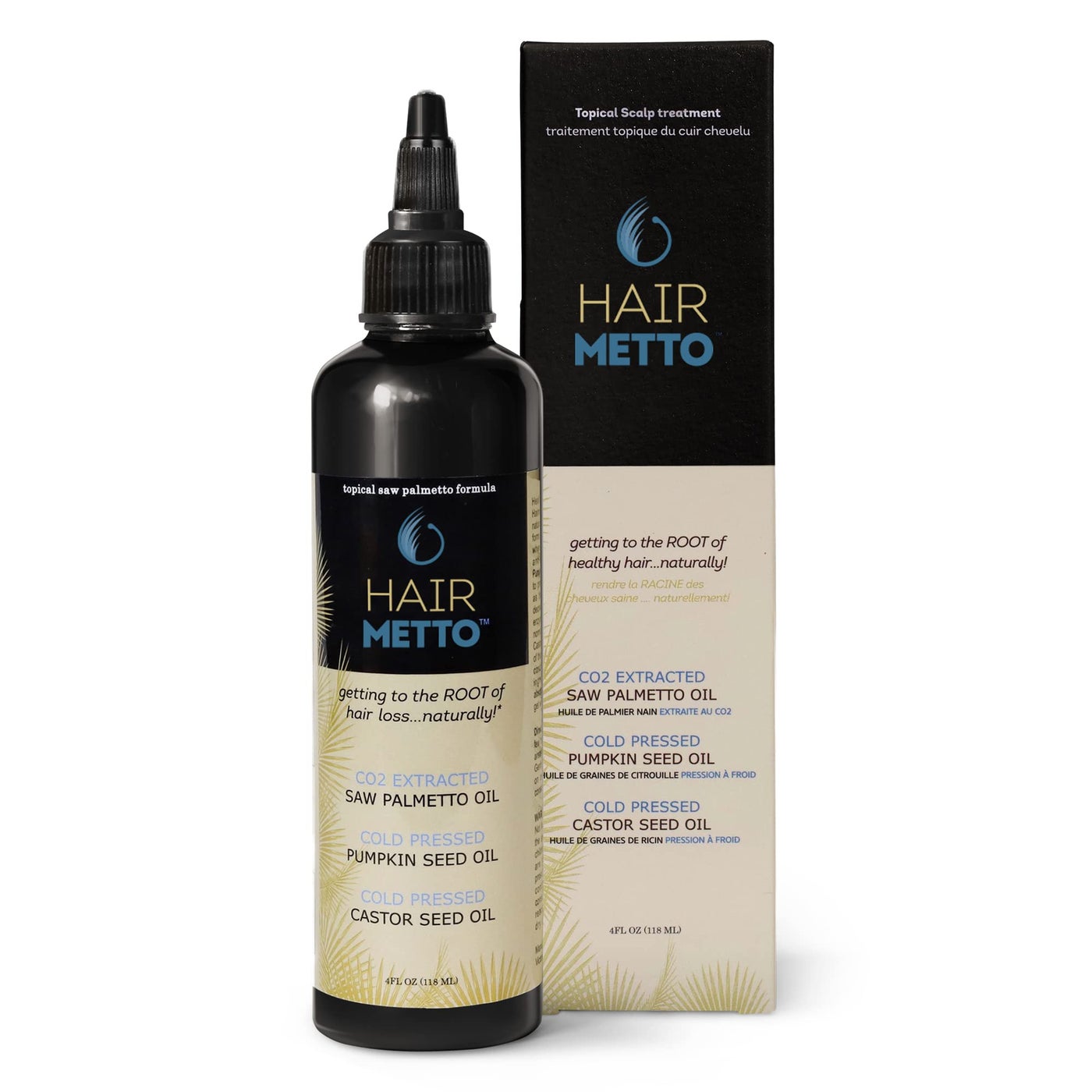 Pumpkin Seed Oil with Saw Palmetto Extract for Hair Growth √¢‚Ç¨‚Äú 10X Potency Targeted Scalp Treatment with Castor, Lavender Scent & Rosemary Oil for Growth, Stronger, Fuller Hair 4oz (118ml)