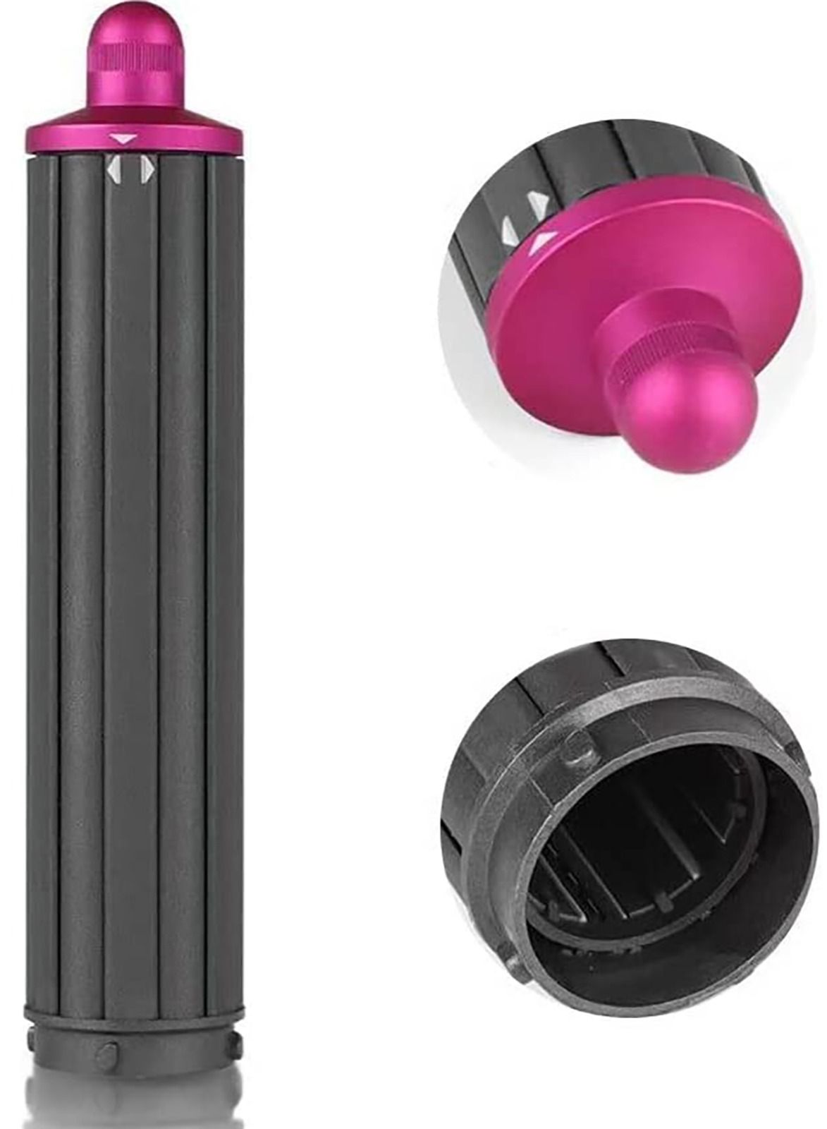 40MM/1.6 Inch Long Hair Curling Barrels Compatible with Dyson Airwrap Styler Attachment Parts, Self-Curling Attachment Accessories for Dyson Airwrap Styler HS01 HS05