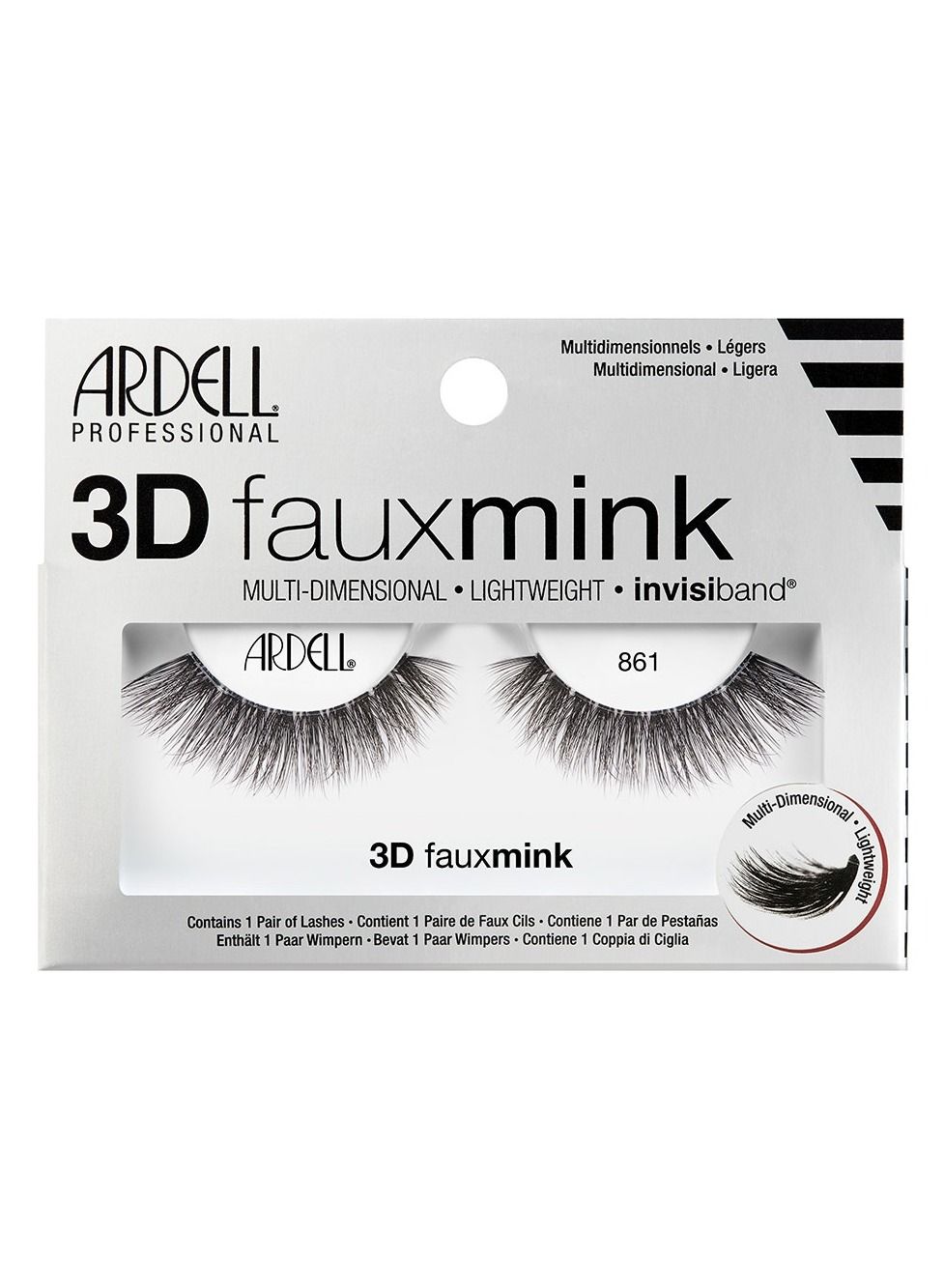 Ard 3D Faux Mink Strip Eyelash, 861