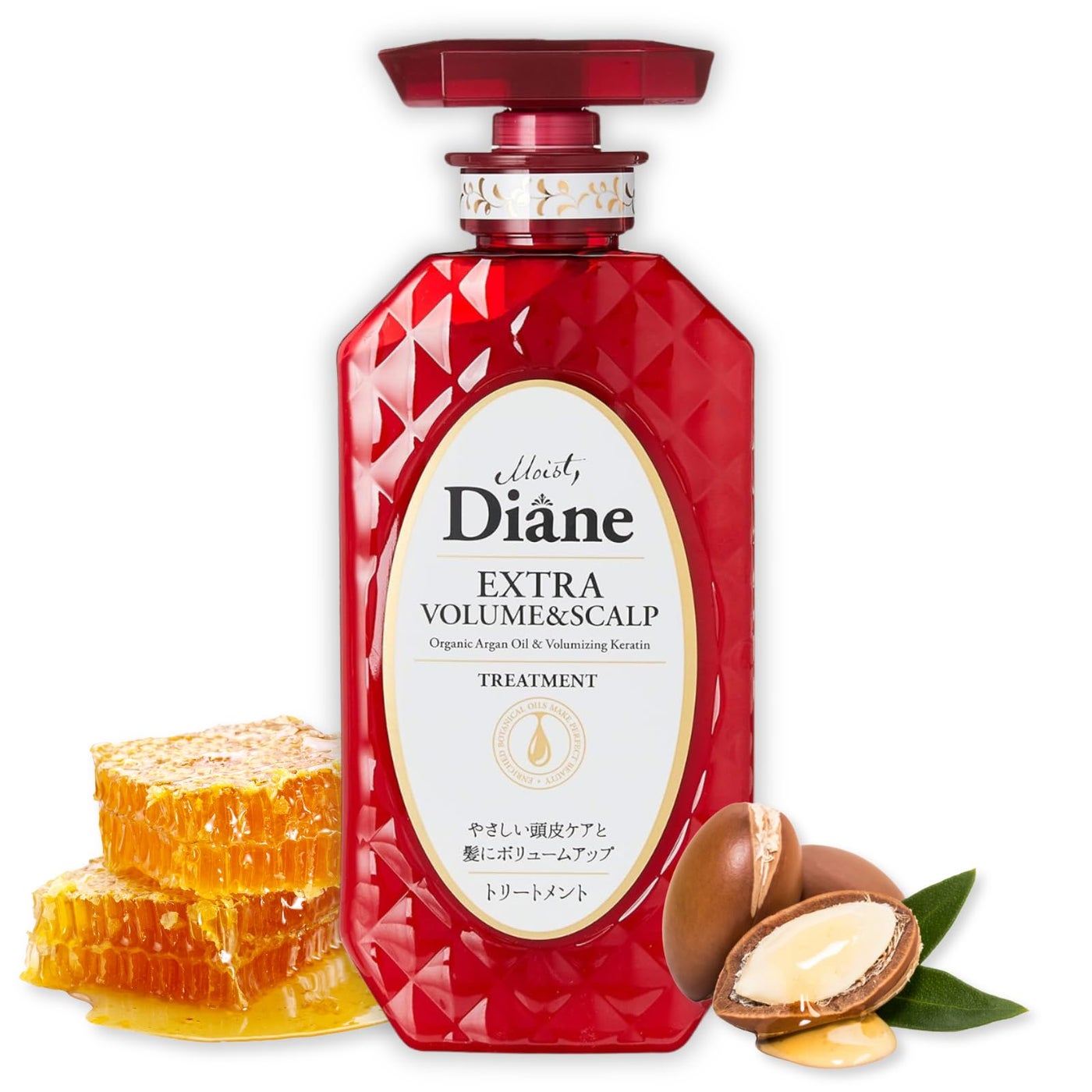 MOIST DIANE Tea Tree Conditioner for Men, Dry Scalp Conditioner for Women with Argan Oil, Keratin, Salicylic Acid, Peppermint & Menthol, Lavender CONDITIONER from Japan 15.2 Fl Oz EXTRA VOLUME & SCALP