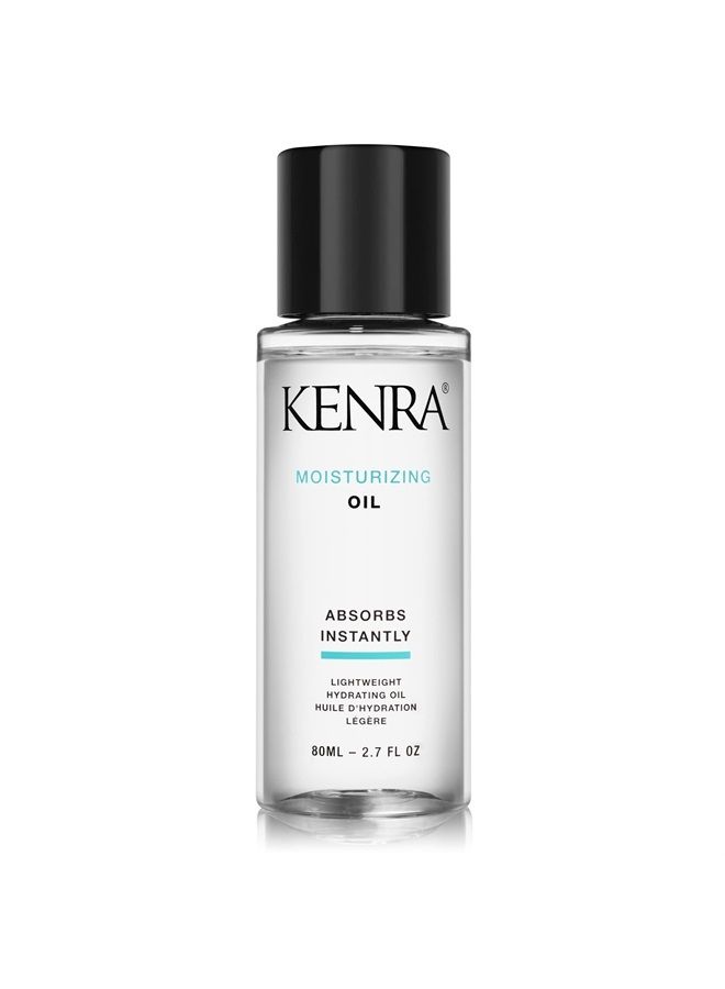 Kenra Moisturizing Oil | Lightweight Hydrating Oil | Absorbs Instantly | Multipurpose Oil For Treating, Styling, & Finishing | Provides Thermal Protection | All Hair Types | 2.7 fl. Oz