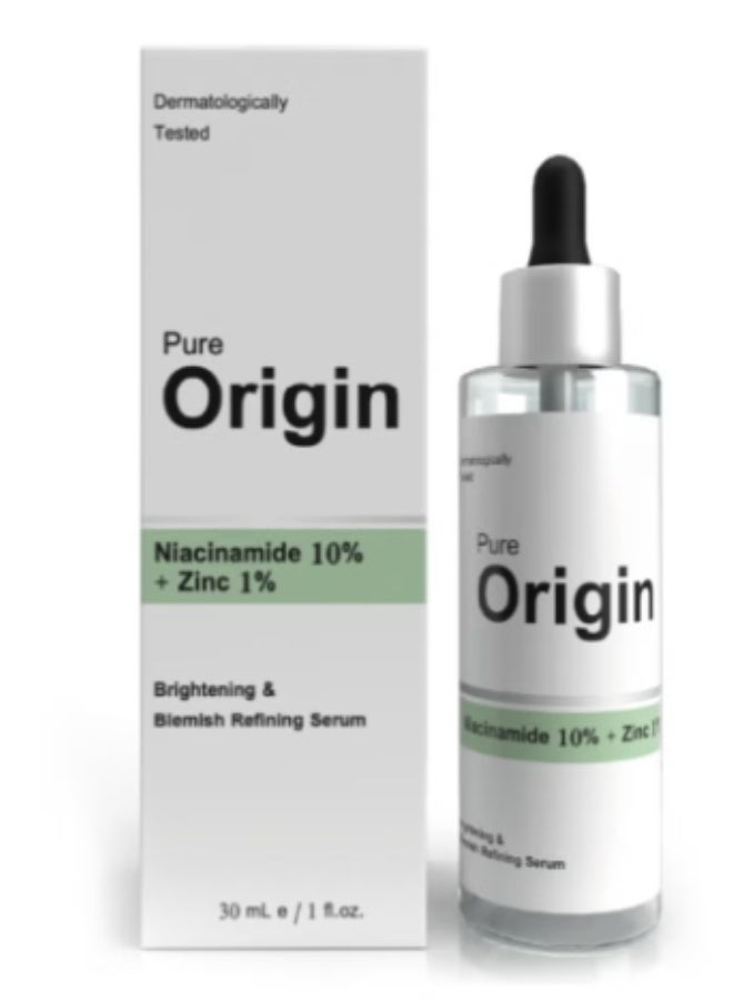 Pure Origin Niacinamide 10% + Zinc 1% Serum 30ml