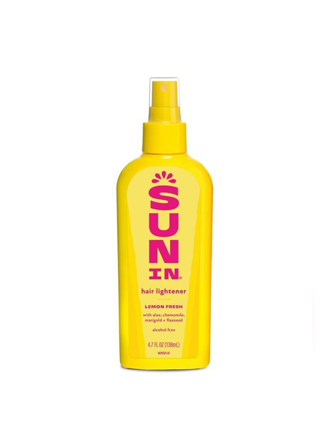 Sun-In Hair Lightener Spray Lemon Fresh, Lemon Fresh 4.7 oz Thank you to all the patrons We hope that he has gained the trust from you again the next time the service