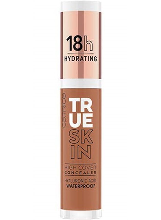 True Skin High Cover Concealer | Waterproof & Lightweight for Soft Matte Look | Contains Hyaluronic Acid & Lasts Up to 18 Hours | Vegan, Cruelty Free, Gluten Free (090 | Cool Espresso)