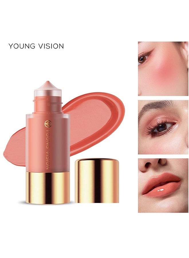 Liquid Blush , Soft Matte Finish Cream Blush Liquid Blush Cream Blush Makeup Lightweight, Smooth Brightening Rouge -#04