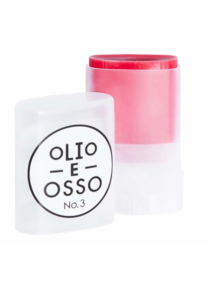 Olio E Osso - Natural Lip + Cheek Balm | Natural, Non-Toxic, Clean Beauty (No. 3 Crimson, 0.35 oz | 10 g)