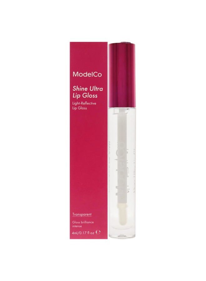 Shine Ultra Lip Gloss - Shimmer-Infused Formula - Light-Reflecting And Hydrating - Long-Wear, High-Shine Color And Volume - For Super Luscious Lips In Seconds - Transparent - 0.17 Oz