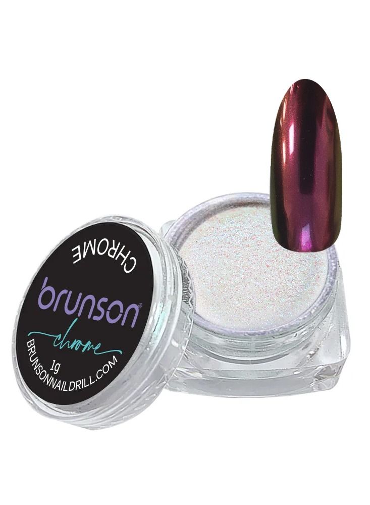 Chrome Nail Powder Mirror Nail Powder, Metallic Nail Powder Holographic Mirror Effect Nail Art Decoration Manicure Pigment NH-12S