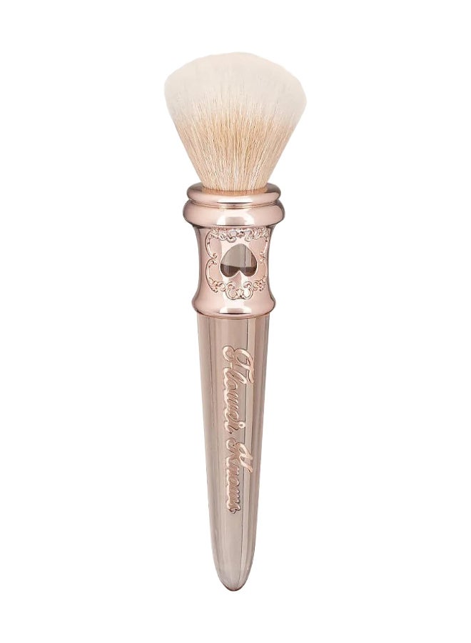 Chocolate Wonder-Shop Blush Brush Soft Makeup Brush For Highlighter Bronzer And Contour Milkshake White