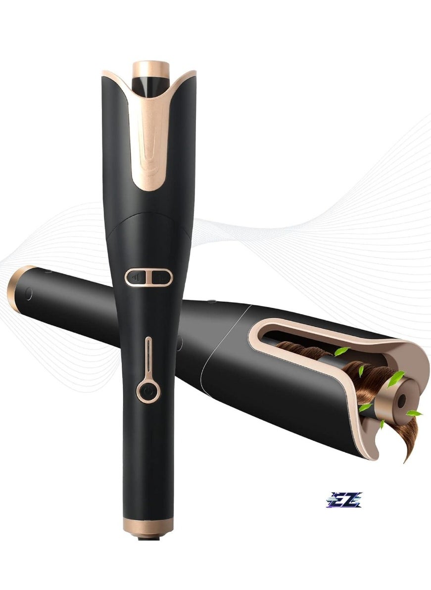 Automatic Ceramic Hair Curler for Curly Hair – 360° Rotation, Multi-Speed Settings, Ceramic Technology for Smooth & Long-Lasting Curls – Professional Curling Iron for Effortless, Salon-Quality Curls