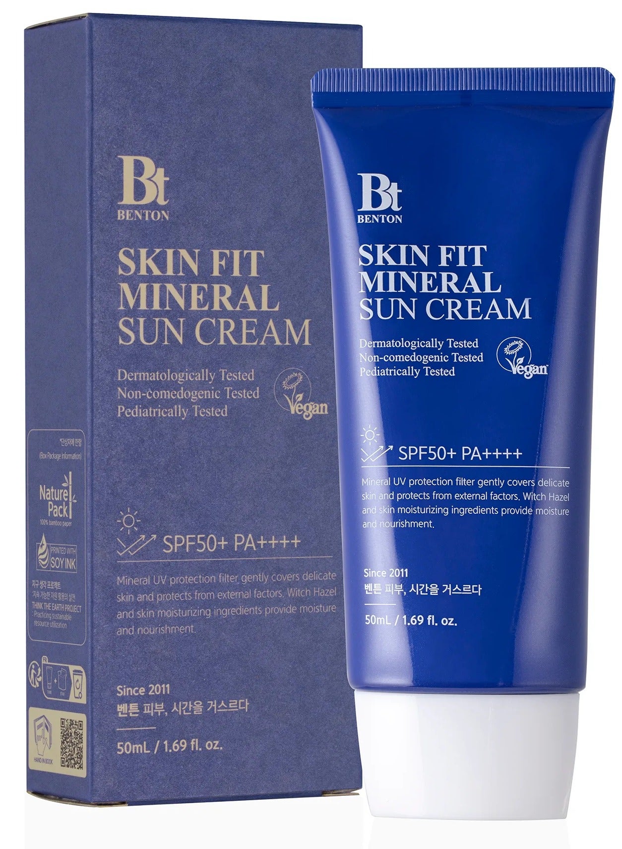 Skin Fit Mineral Sun Cream SPF50+/PA++++ (1.69 oz)