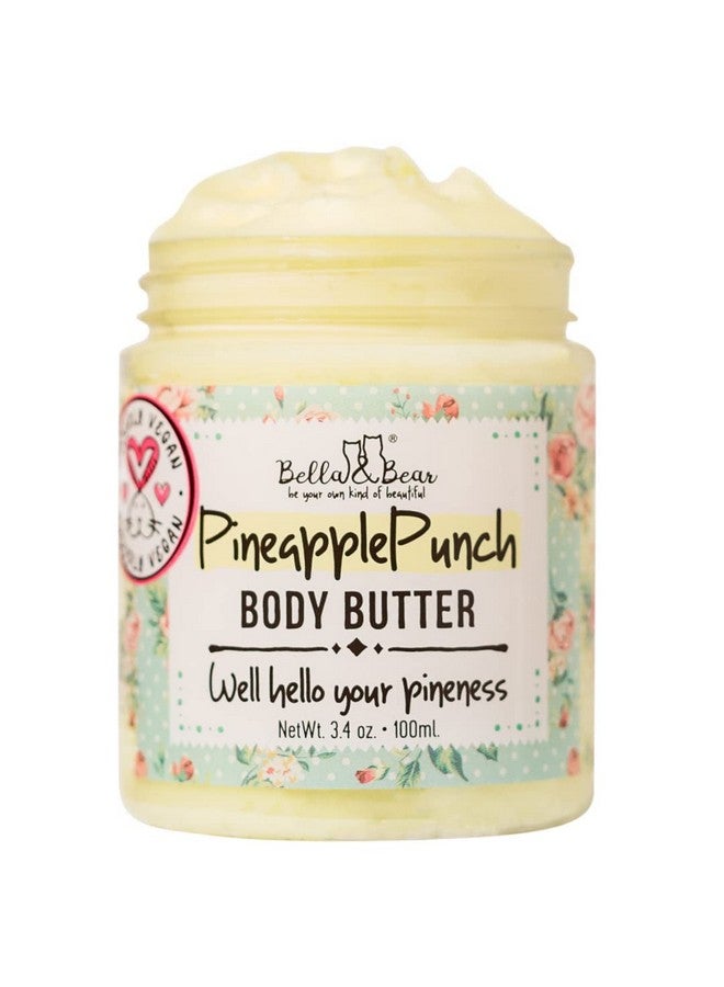 Bella & Bear Pineapple Body Butter Hydrating Formulavegan Travel Size 3.4Oz' (3.4 Oz)