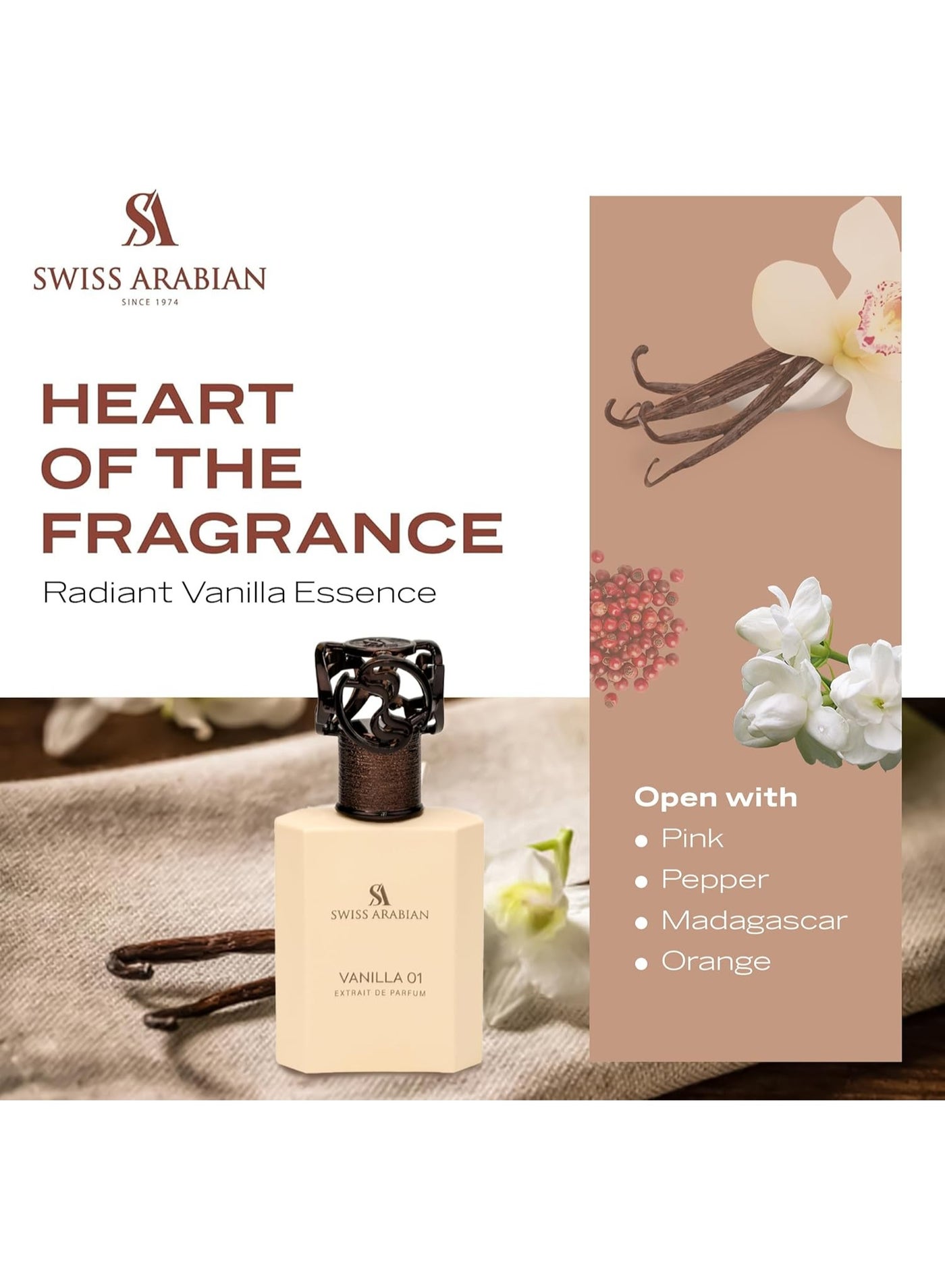 Swiss Arabian Vanilla 01 Extrait De Parfum 50ml - image 9