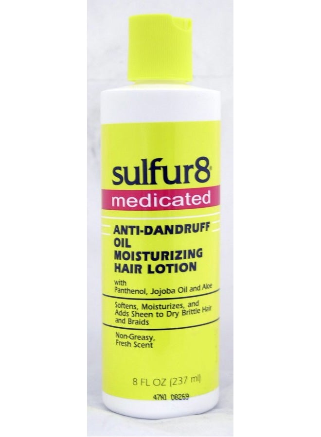 Medicated Anti-Dandruff Oil Moisturizing Hair Lotion 8 oz