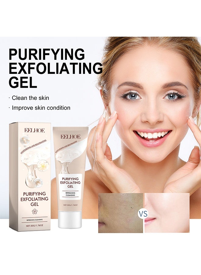 Purifying Exfoliating Gel, Exfoliating Scrub, Deep Cleansing Face, Hydrating and Moisturizing, Face and Body Care Purifying Exfoliating Moisturizing Gel