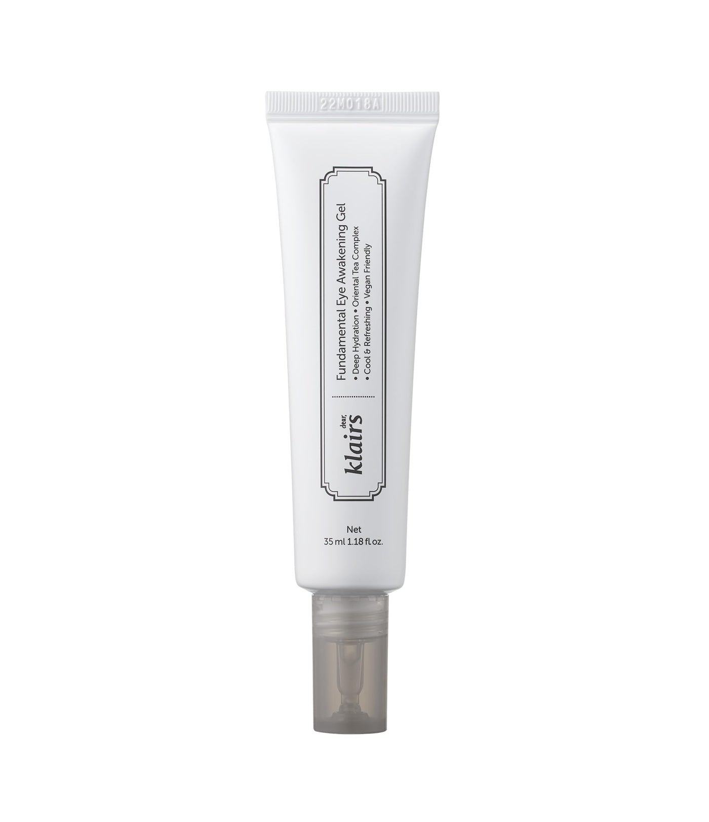 DearKlairs Fundamental Eye Awakening Gel, Vegan, Improves Dark Circles with De-Puffing, Anti-Oxidizing for Bags, Puffy, Korean Skincare 1.18 Fl Oz