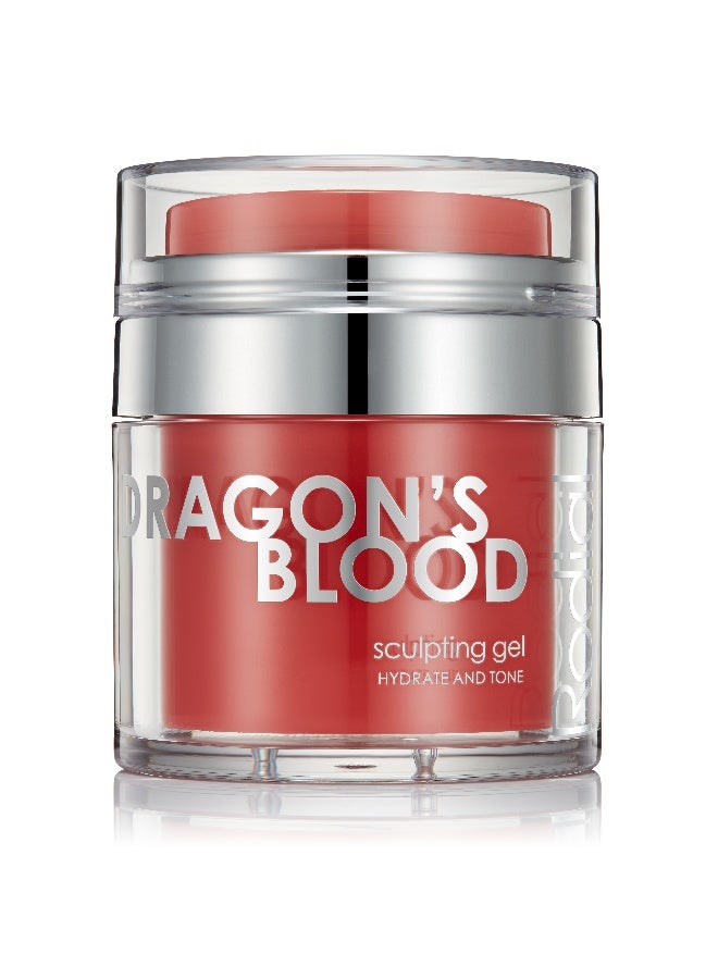 Rodial Dragons Blood Sculpting Gel 50ml – Instant Definition for Sagging Contours, Dragon's Blood & Collageneer, Firming Gel for Facial Volume Loss Relief 50ml